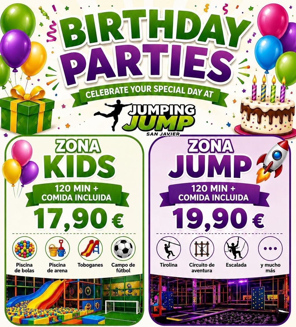 ¡FIESTAS DE CUMPLEAÑOS!